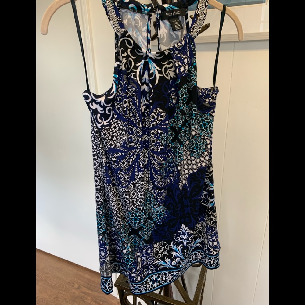 Print knit dress